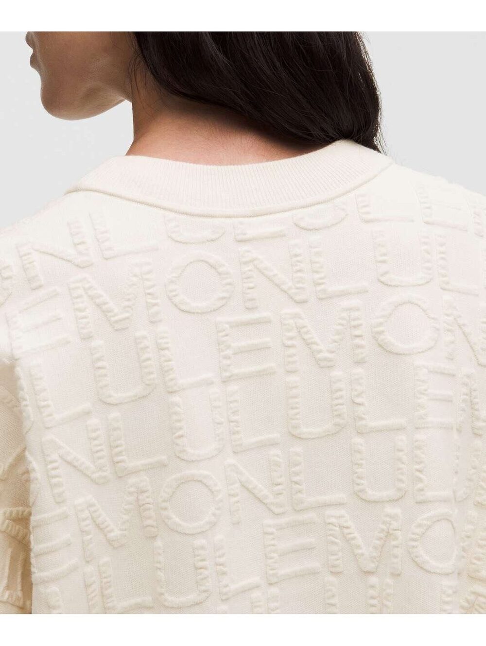 Super rare Lululemon Cotton-Blend Jacquard Crewneck Sweater